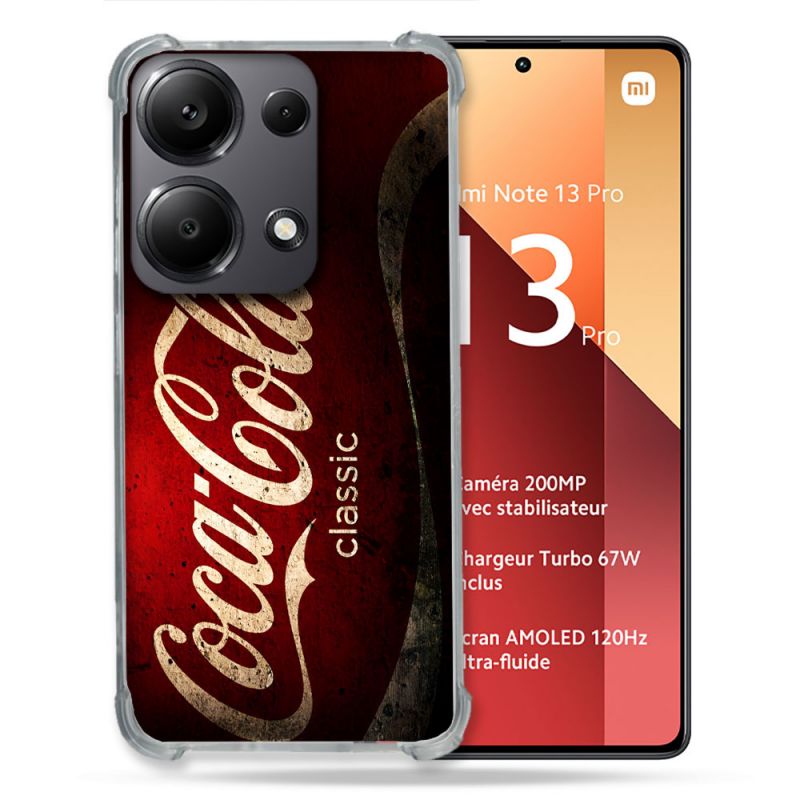 Coque Pour Xiaomi Redmi Note 13 Pro 4G Coca Cola Classique