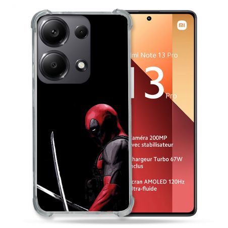 Coque Pour Xiaomi Redmi Note 13 Pro 4G Deadpool Epee