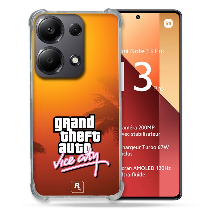Coque Pour Xiaomi Redmi Note 13 Pro 4G GTA Vice City