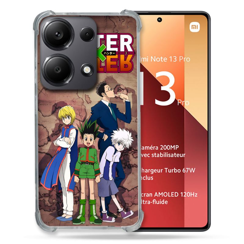 Coque Pour Xiaomi Redmi Note 13 Pro 4G Manga Hunter X Hunter Vintage