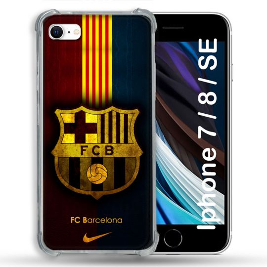 Coque Pour Iphone 7 / 8 / SE (2020 / 2022) Foot FC Barcelone Vintage