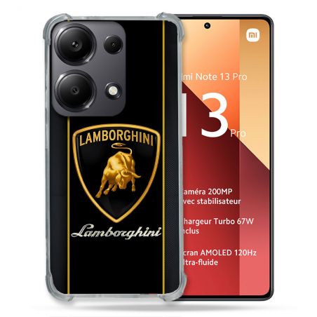 Coque Pour Xiaomi Redmi Note 13 Pro 4G Lamborghini Carbone