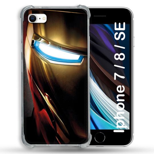 Coque Pour Iphone 7 / 8 / SE (2020 / 2022) Iron Man Casque