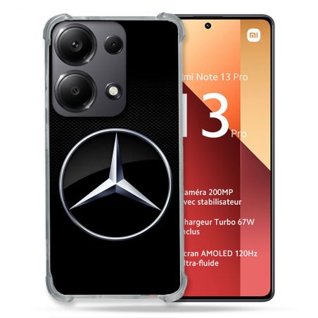 Coque Pour Xiaomi Redmi Note 13 Pro 4G Mercedes Carbone
