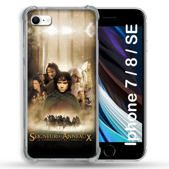 Coque Pour Iphone 7 / 8 / SE (2020 / 2022) Le seigneur Des Anneaux Affiche