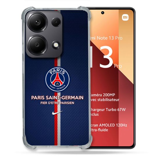 Coque Pour Xiaomi Redmi Note 13 Pro 4G Foot PSG Fier