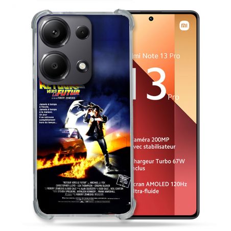 Coque Pour Xiaomi Redmi Note 13 Pro 4G Retour Vers Le Futur Affiche