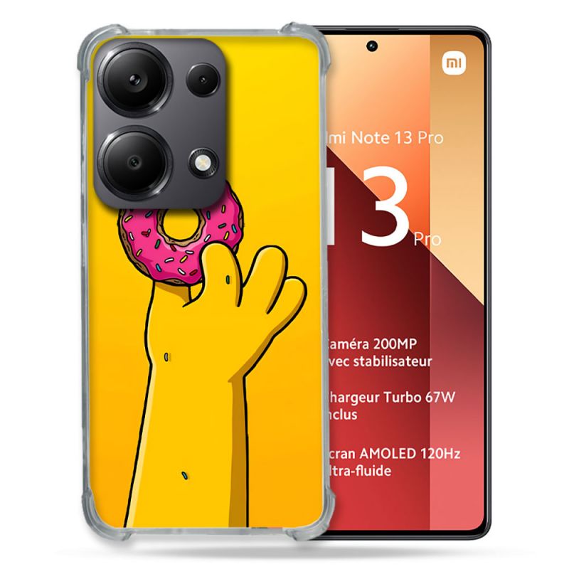 Coque Pour Xiaomi Redmi Note 13 Pro 4G Simpson Donuts