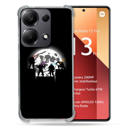 Coque Pour Xiaomi Redmi Note 13 Pro 4G Tortue Ninja Ombre