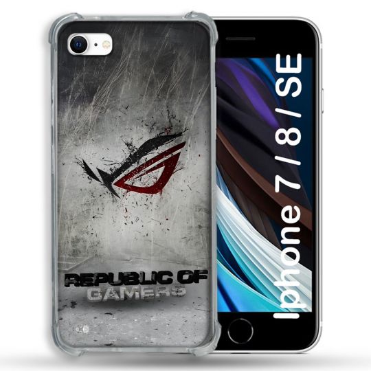 Coque Pour Iphone 7 / 8 / SE (2020 / 2022) ROG Gris