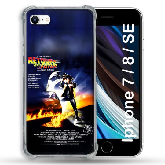 Coque Pour Iphone 7 / 8 / SE (2020 / 2022) Retour Vers Le Futur Affiche