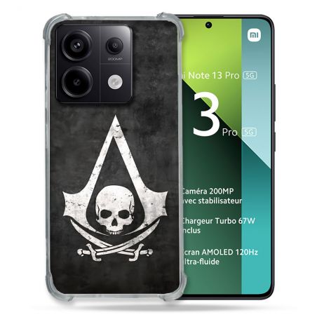 Coque Pour Xiaomi Redmi Note 13 Pro 5G Assassin Creed Tete Mort