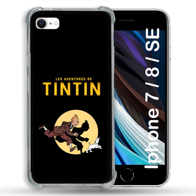 Coque Pour Iphone 7 / 8 / SE (2020 / 2022) Tintin Classique