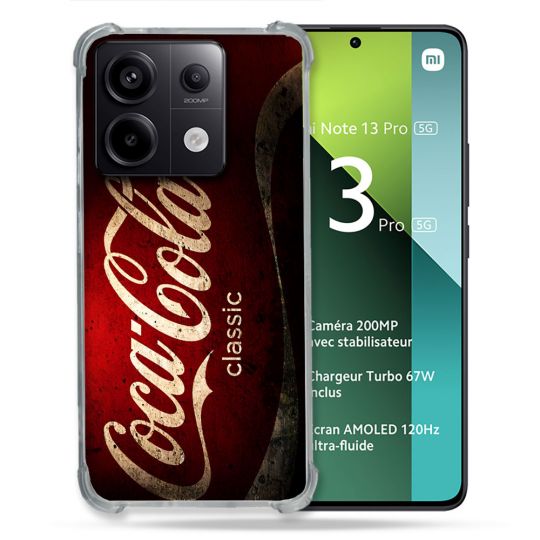 Coque Pour Xiaomi Redmi Note 13 Pro 5G Coca Cola Classique