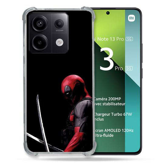 Coque Pour Xiaomi Redmi Note 13 Pro 5G Deadpool Epee