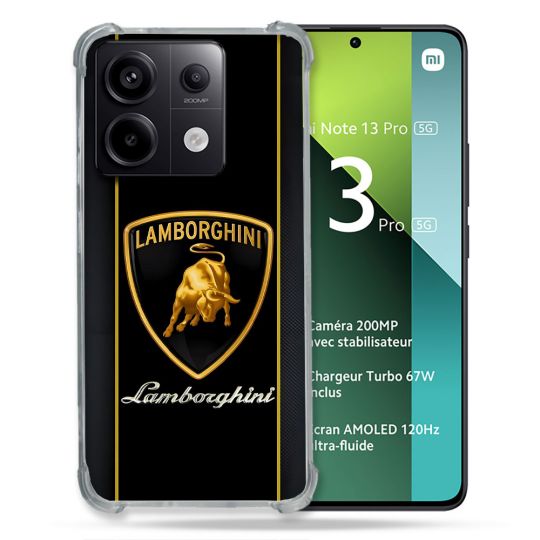 Coque Pour Xiaomi Redmi Note 13 Pro 5G Lamborghini Carbone