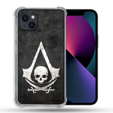 Coque Pour Iphone 13 (6.1) Assassin Creed Tete Mort