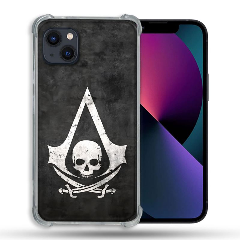 Coque Pour Iphone 13 (6.1) Assassin Creed Tete Mort