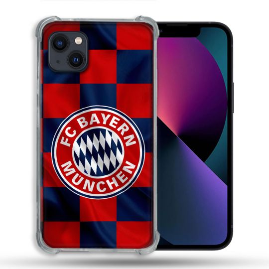 Coque Pour Iphone 13 (6.1) Foot Bayern Munich Carreaux