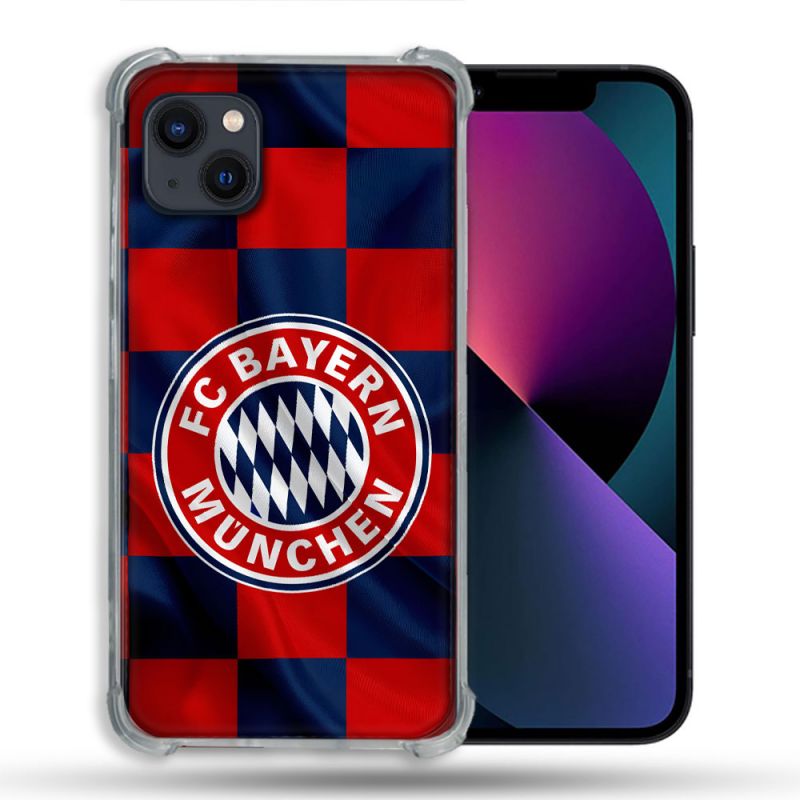 Coque Pour Iphone 13 (6.1) Foot Bayern Munich Carreaux