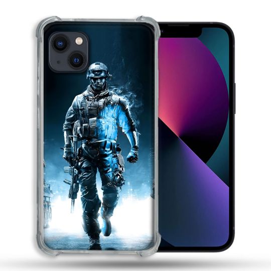 Coque Pour Iphone 13 (6.1) Call Of Duty Guerrier