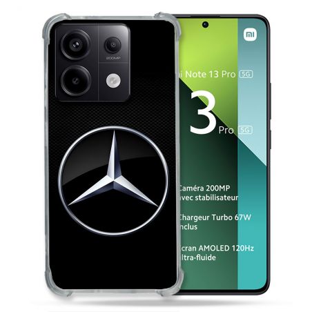 Coque Pour Xiaomi Redmi Note 13 Pro 5G Mercedes Carbone