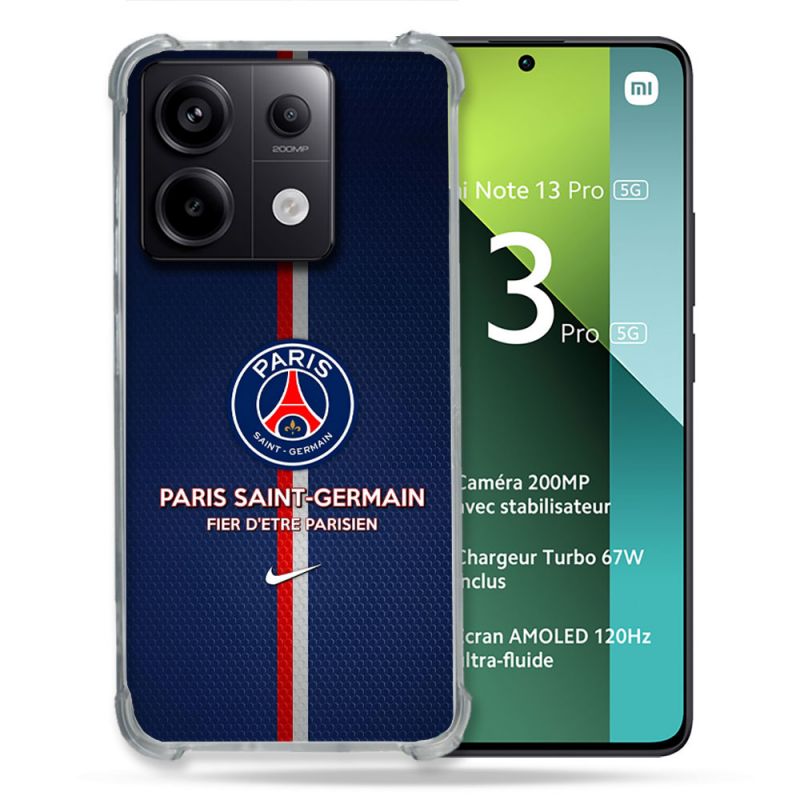 Coque Pour Xiaomi Redmi Note 13 Pro 5G Foot PSG Fier