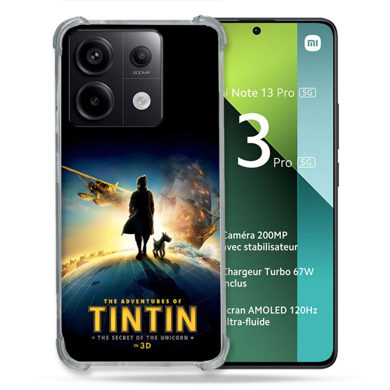 Coque Pour Xiaomi Redmi Note 13 Pro 5G Tintin Affiche