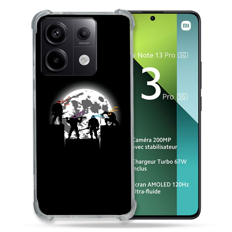Coque Pour Xiaomi Redmi Note 13 Pro 5G Tortue Ninja Ombre