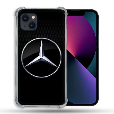 Coque Pour Iphone 13 (6.1) Mercedes Carbone