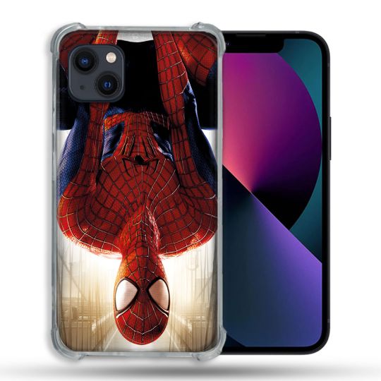 Coque Pour Iphone 13 (6.1) Spiderman Invers
