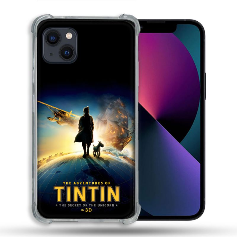 Coque Pour Iphone 13 (6.1) Tintin Affiche