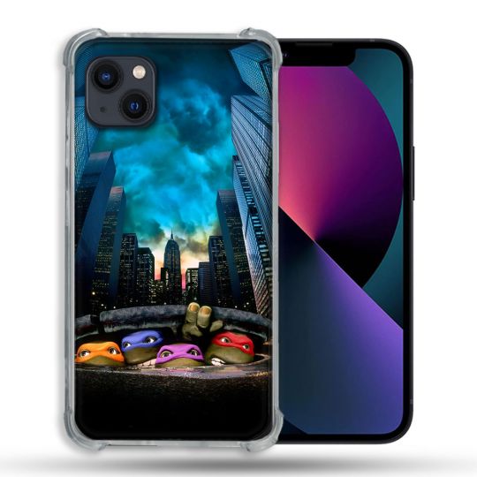 Coque Pour Iphone 13 (6.1) Tortue Ninja Ville