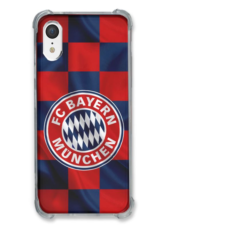Coque Pour IphoneXR Foot Bayern Munich Carreaux