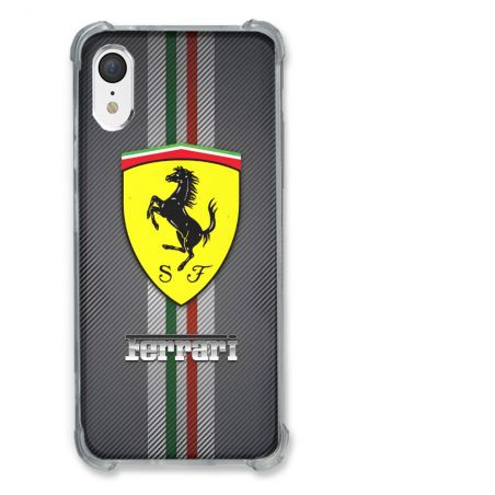 Coque Pour IphoneXR Ferrari Carbone