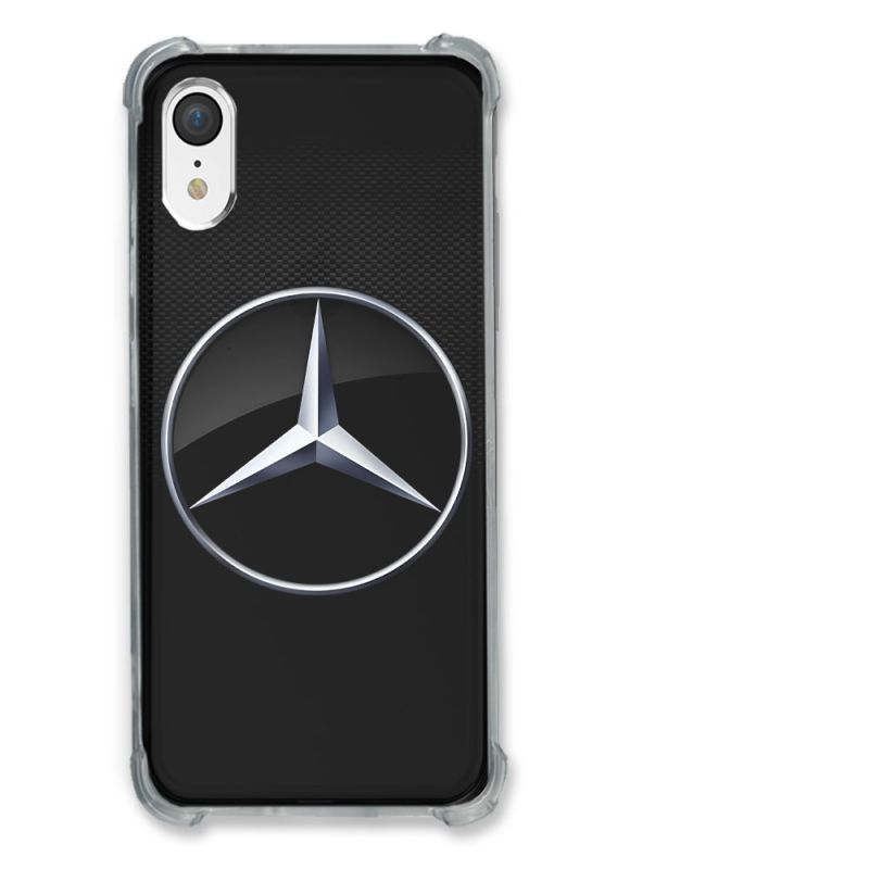 Coque Pour IphoneXR Mercedes Carbone