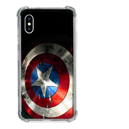 Coque Pour IphoneX / XS Captain America Bouclier