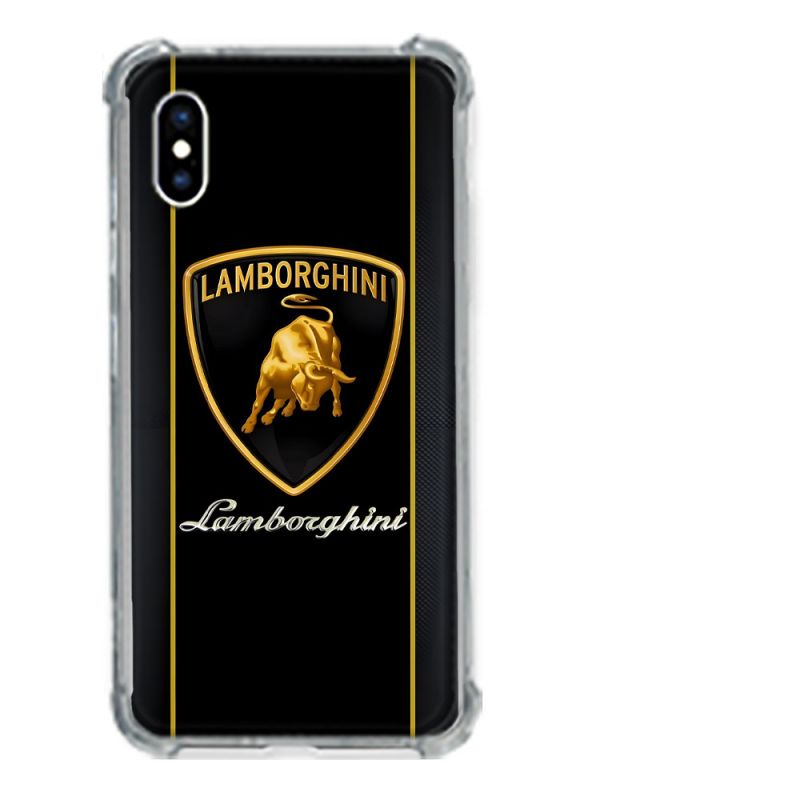 Coque Pour IphoneX / XS Lamborghini Carbone