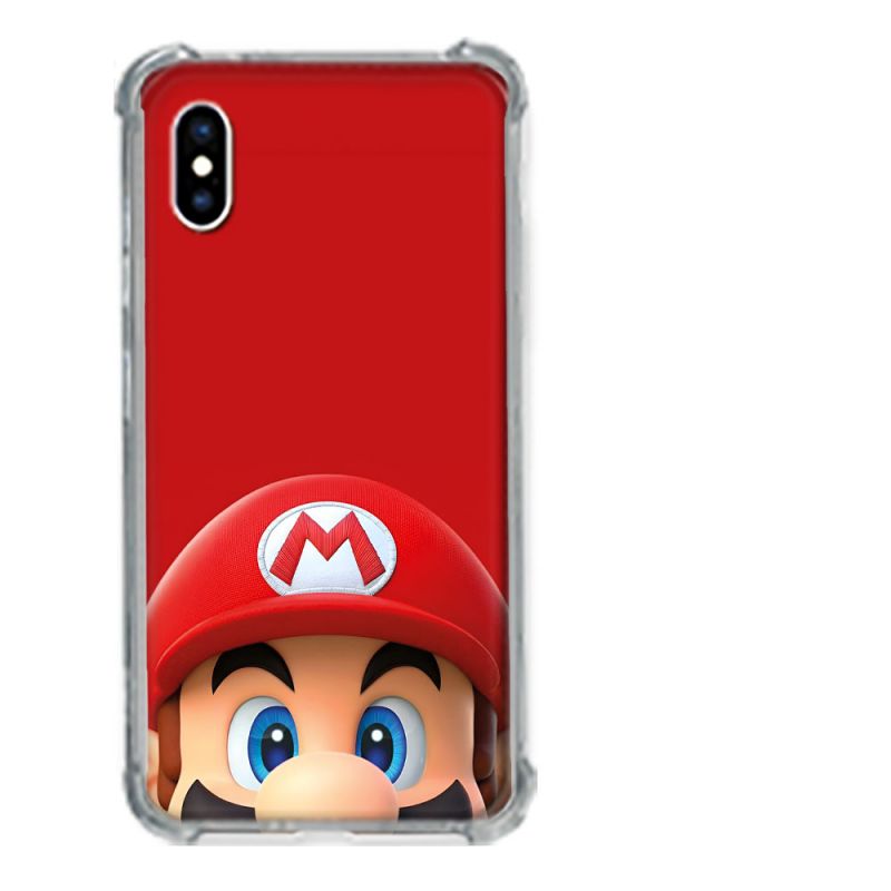 Coque Pour IphoneX / XS Mario Rouge