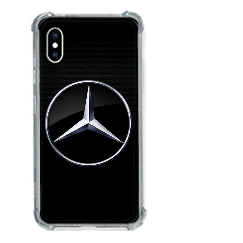 Coque Pour IphoneX / XS Mercedes Carbone