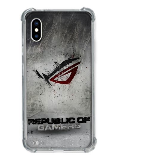 Coque Pour IphoneX / XS ROG Gris