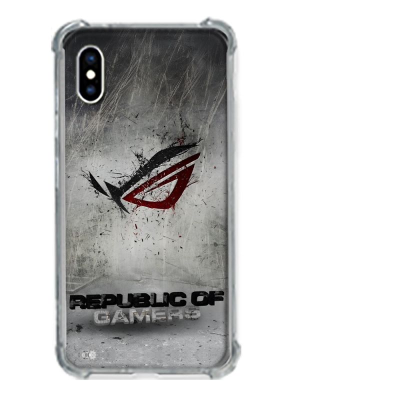 Coque Pour IphoneX / XS ROG Gris