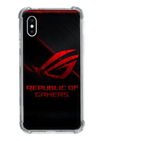 Coque Pour IphoneX / XS ROG Rouge