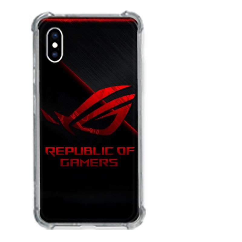 Coque Pour IphoneX / XS ROG Rouge