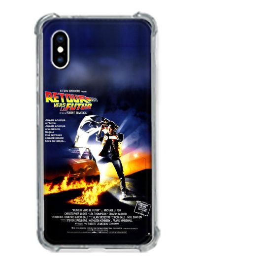 Coque Pour IphoneX / XS Retour Vers Le Futur Affiche