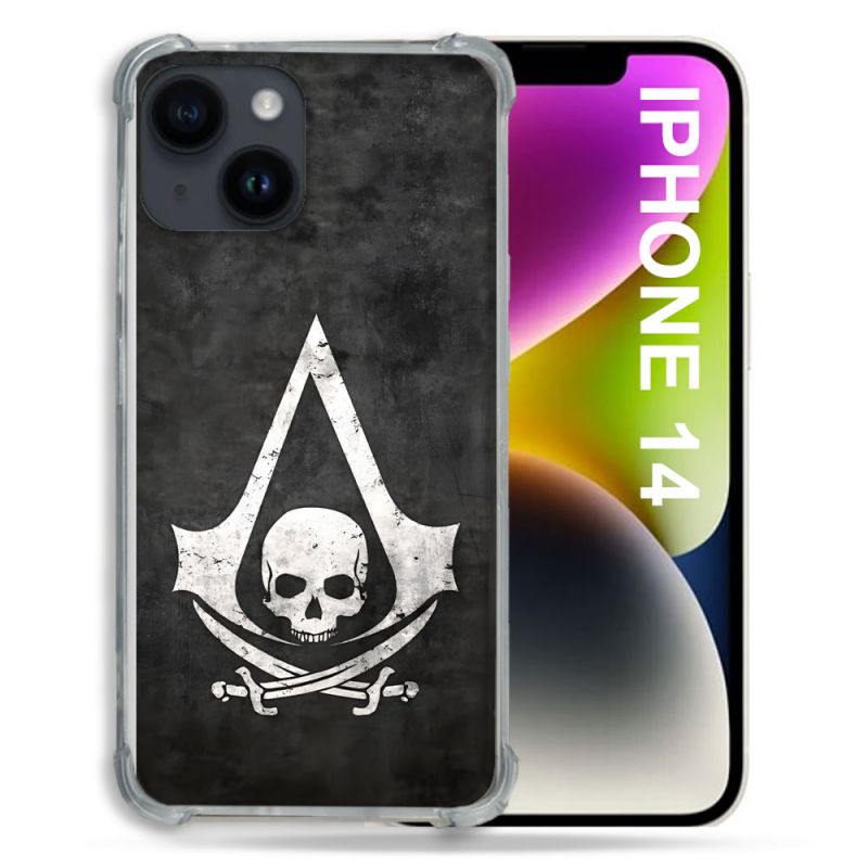 Coque Pour Iphone 14 Assassin Creed Tete Mort