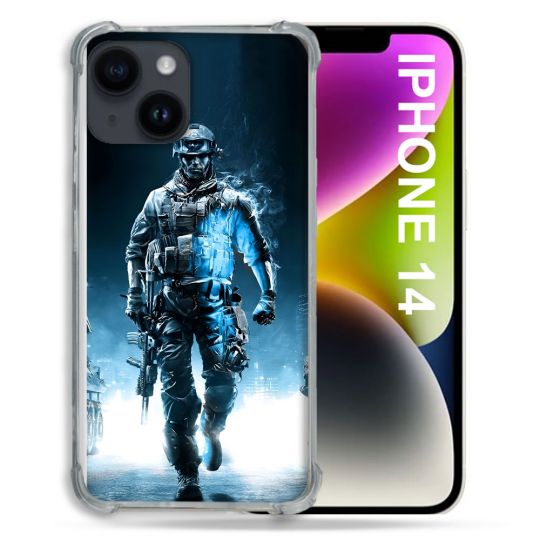 Coque Pour Iphone 14 Call Of Duty Guerrier