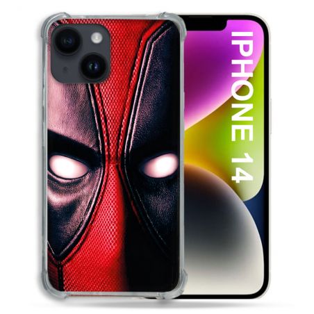 Coque Pour Iphone 14 Deadpool Yeux