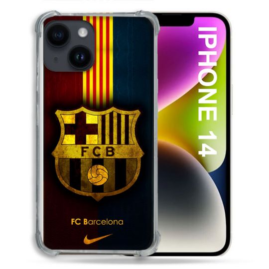 Coque Pour Iphone 14 Foot FC Barcelone Vintage
