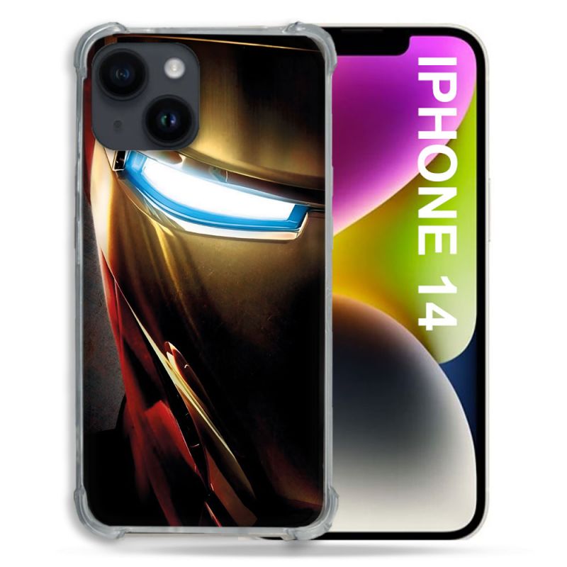 Coque Pour Iphone 14 Iron Man Casque